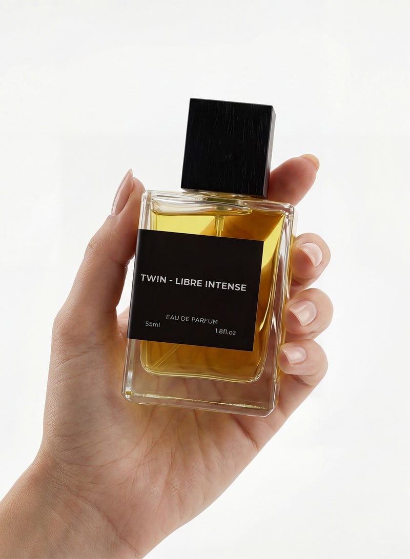 توين عطر ليبر إنتنس أو دو بارفان 55 مل، عطر يدوم طويلاً للجنسين، عطر شرقي زهري دافئ ذو حضور أنيق، مناسب للرجال والنساء، مثالي للاستخدام المسائي - Image 4